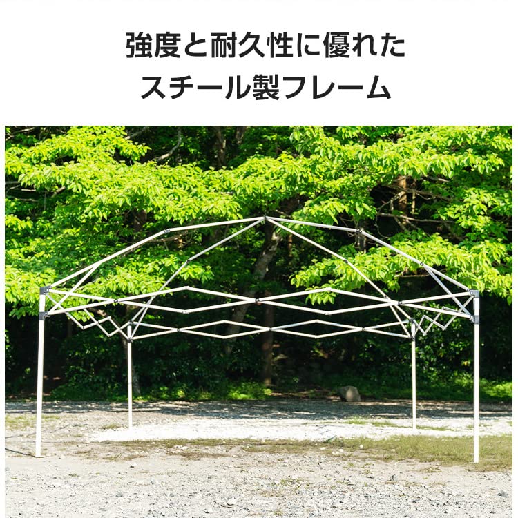 Amazon | kaitou タープテント 3m×3m 軽量 ワンタッチ 紫外線カット 遮